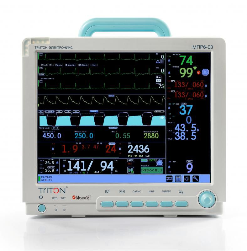 Мониторы анестезиологические / операционные TRITON МПР6-03 комплектации А1.21, А2.21, А3.21